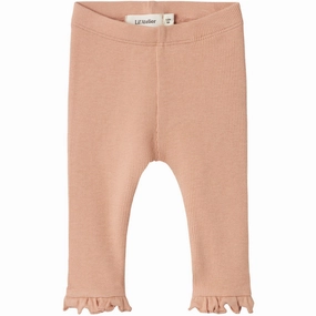 Premium Lil'Atelier Mahochany Rose Gago Dia Slim Leggings Oversized