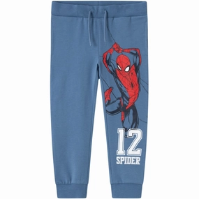 Premium Name It Coronet Blue Jakio Spiderman Sweatpants Stylish