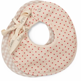 Premium Quality Lalaby Red Dot Bibi Bib Premium