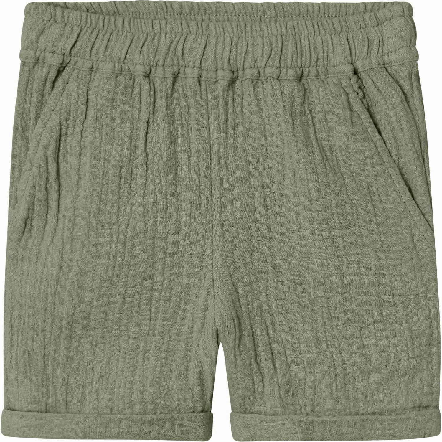 Aristocratic Name It Oil Green Hassa Shorts Exquisite