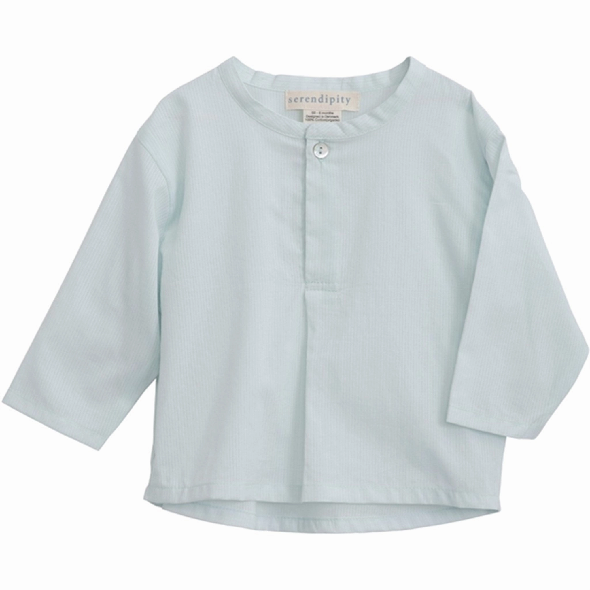 Serendipity Misty Blue Baby Loose Shirt Global Artistic