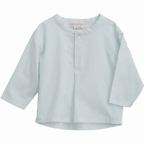 Premium Serendipity Misty Blue Baby Loose Shirt Creative