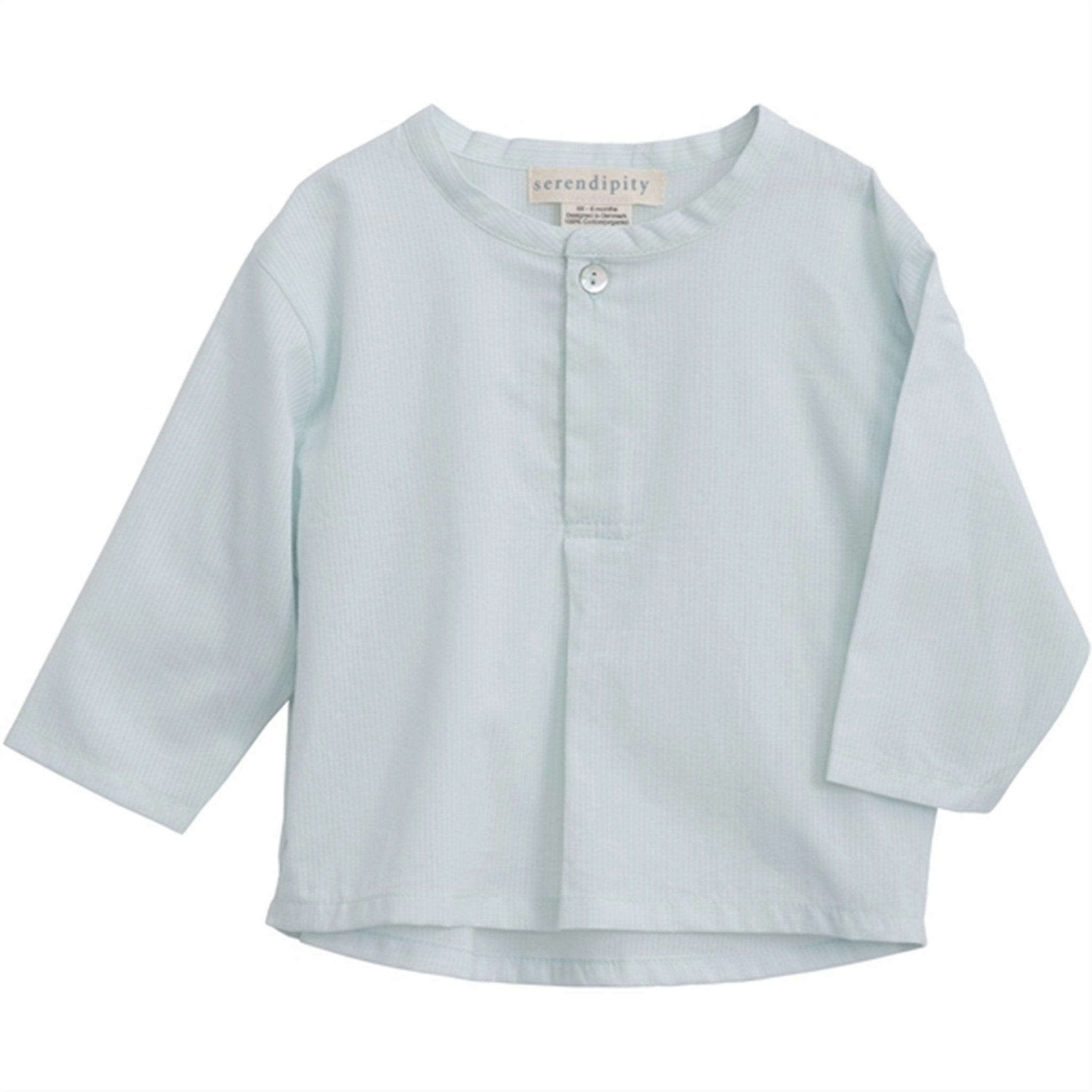 Premium Serendipity Misty Blue Baby Loose Shirt Creative