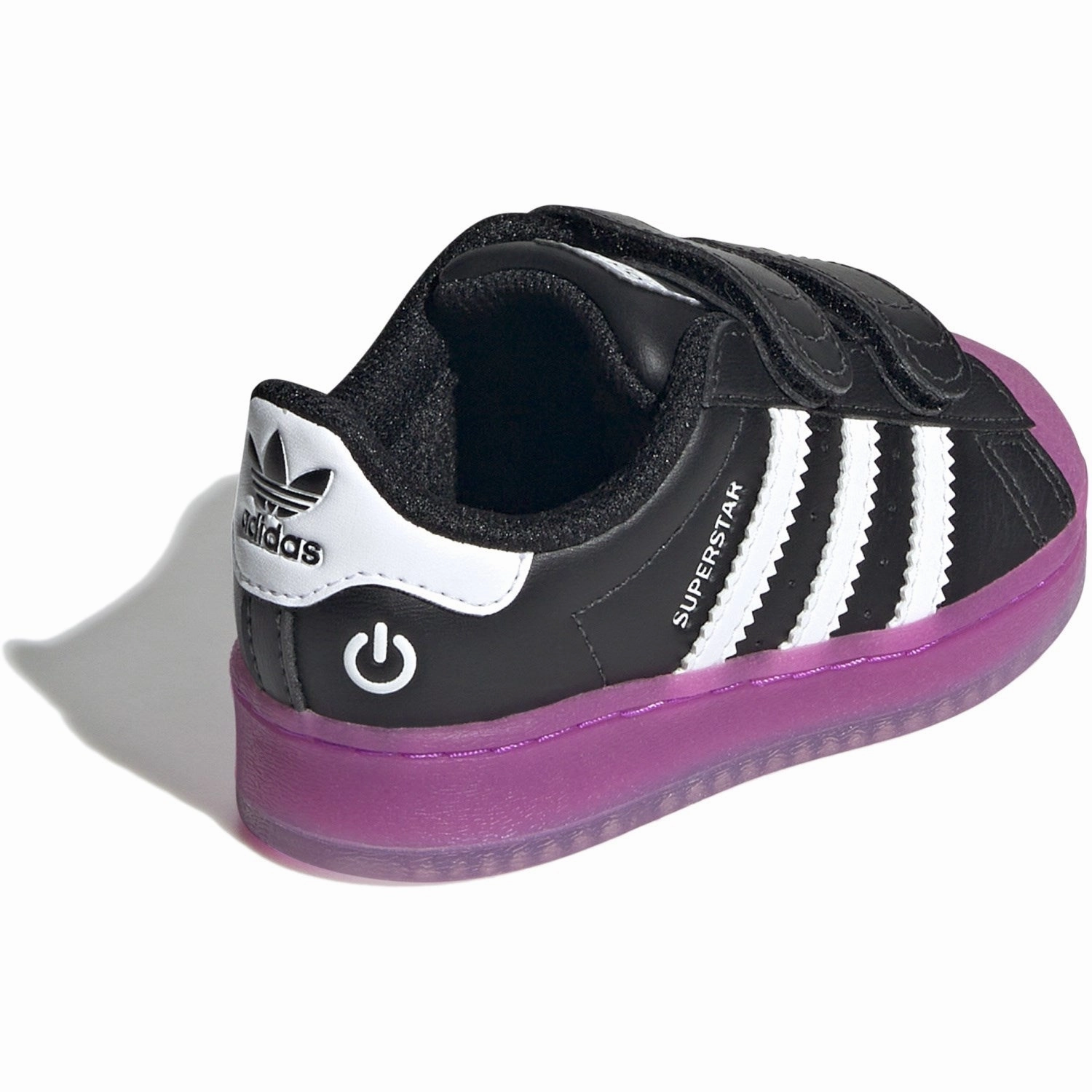 Premium shoes adidas Originals Core Black / Purple Burst / Cloud White Superstar Led Lights Cf I Sneakers