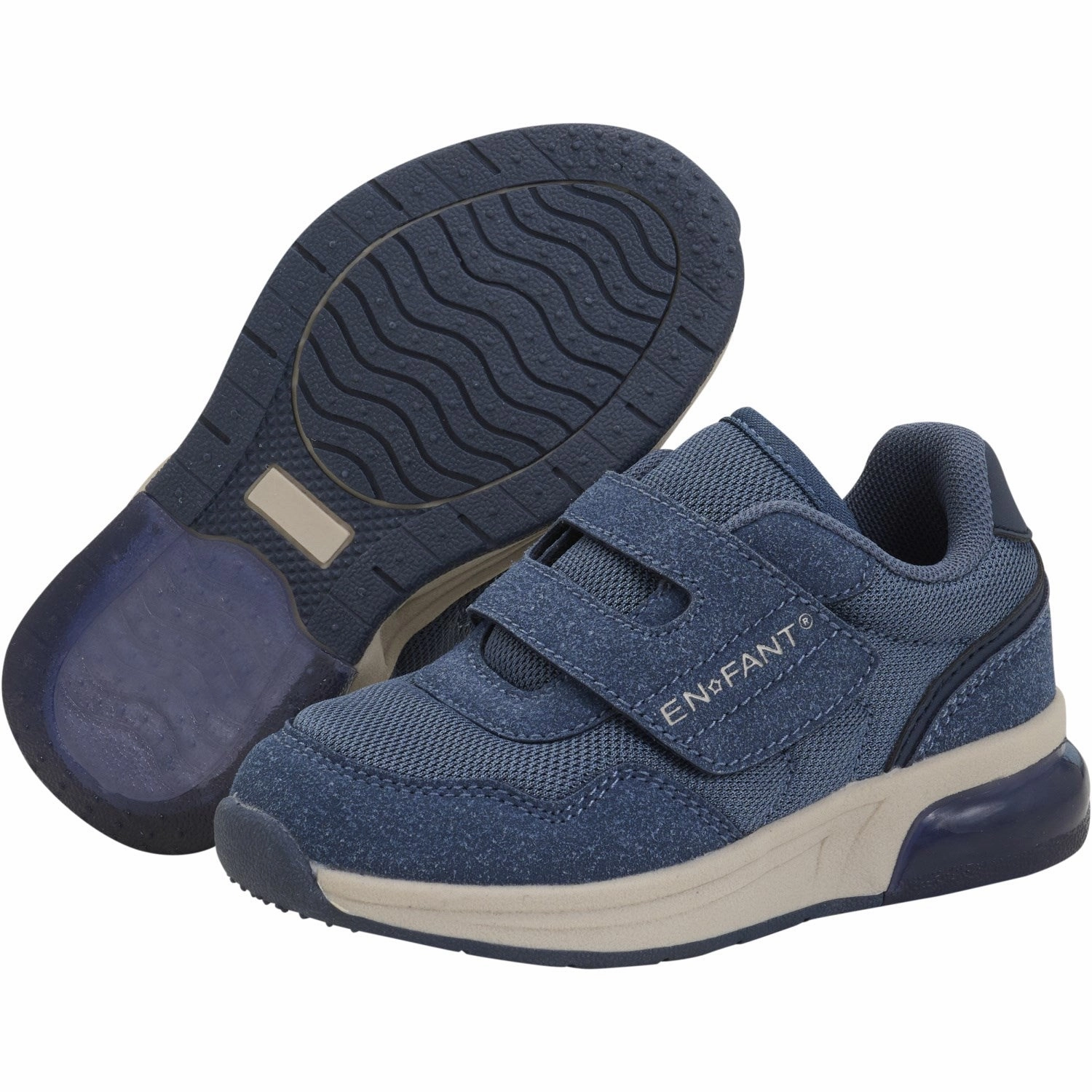 Premium shoes En Fant Vintage Indigo Sneakers Velcro w. Light