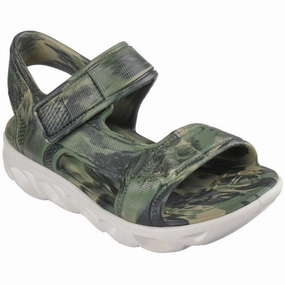 Premium shoes Skechers Hypno-Splash Camo Printed River Sandal Black Olive Canvas shoes
