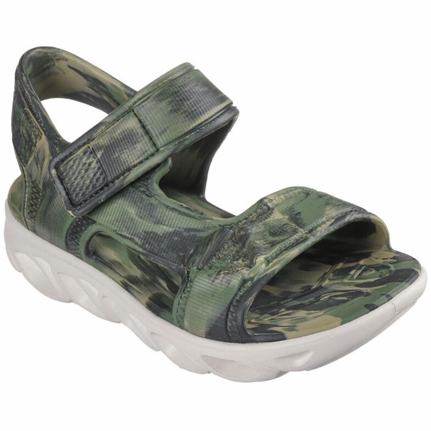 Premium shoes Skechers Hypno-Splash Camo Printed River Sandal Black Olive Canvas shoes