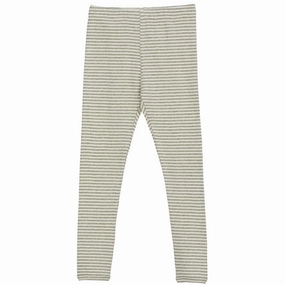 Prestige Serendipity Sage/Ecru Stripe Leggings High-end