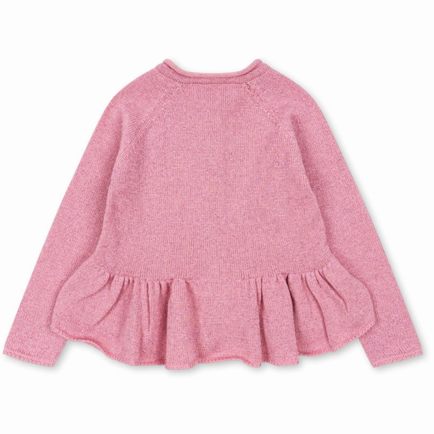 Print Konges Sljd Powder Pink Cabby Frill Cardigan