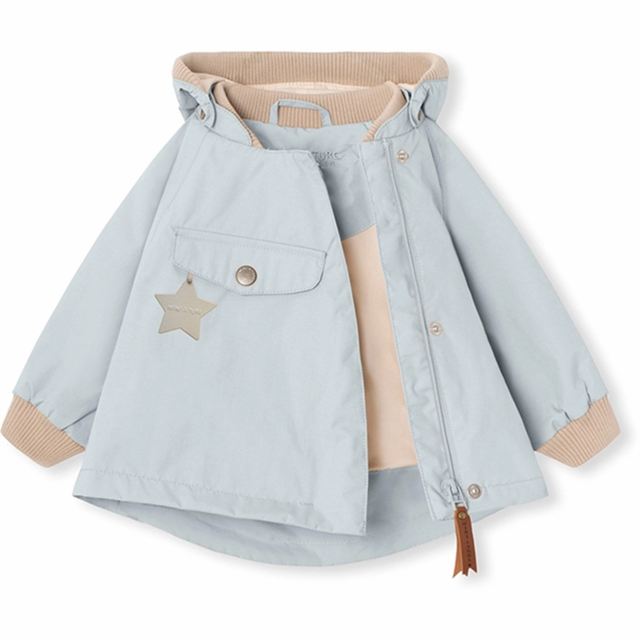 Print MINI A TURE WAI Spring Jacket Pearl Blue