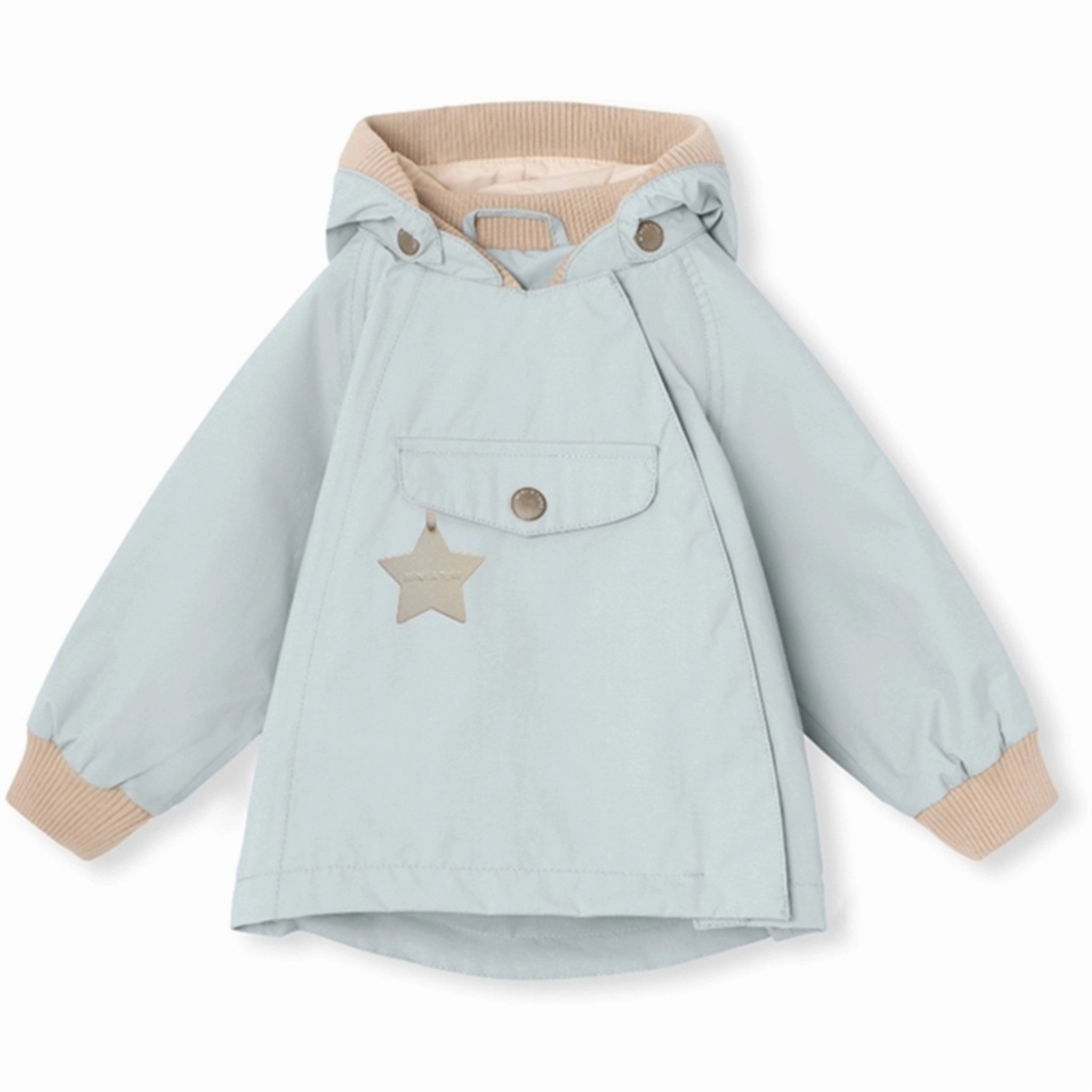 Print MINI A TURE WAI Spring Jacket Pearl Blue Exquisite