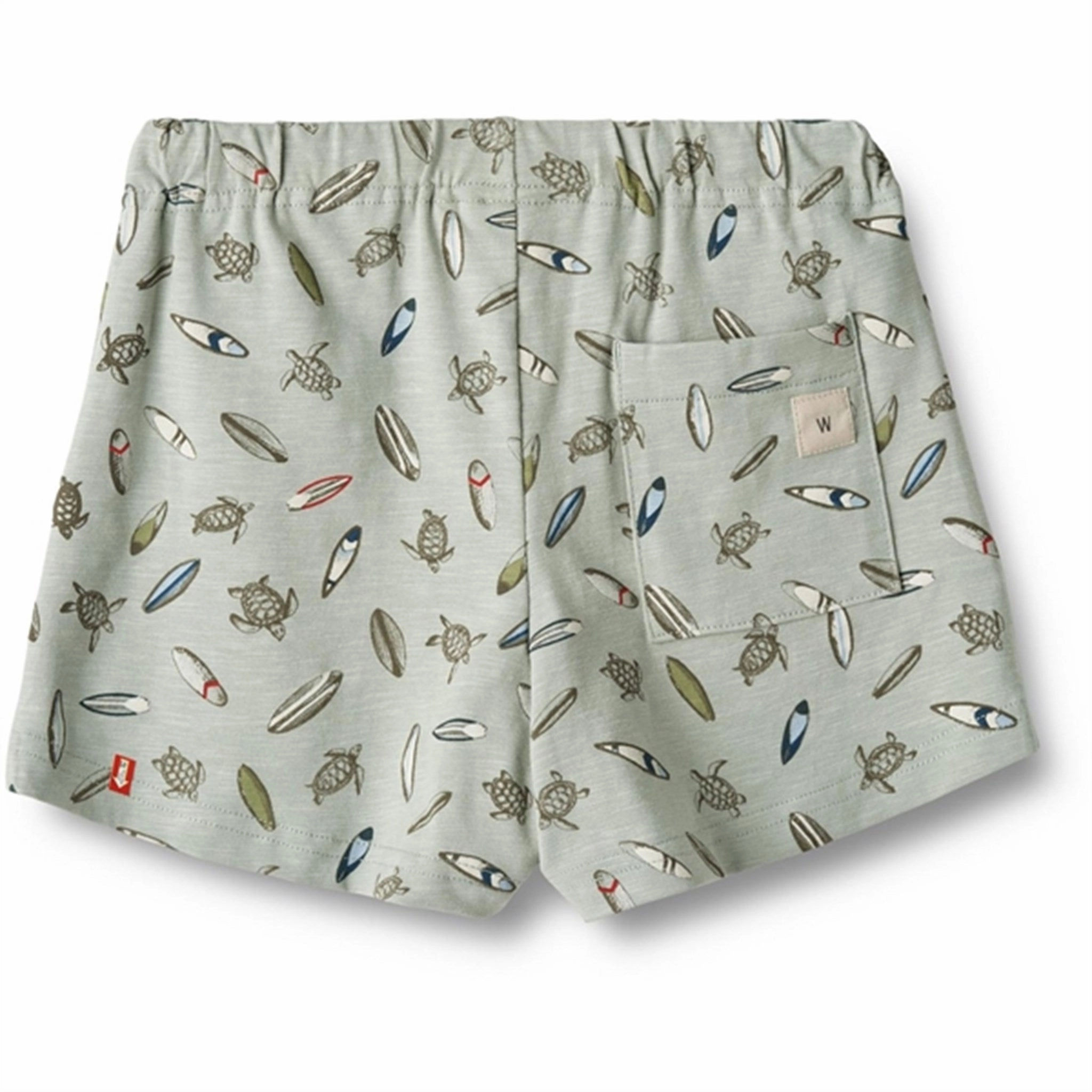 Print Wheat Turtle Surf Jersey Shorts Vic