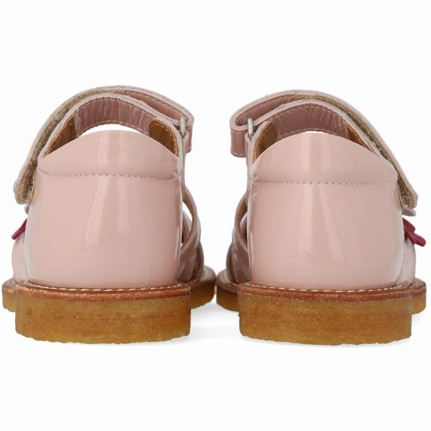 Printed shoes Angulus Rosebud Sandal with Multicolored Floral Appliques