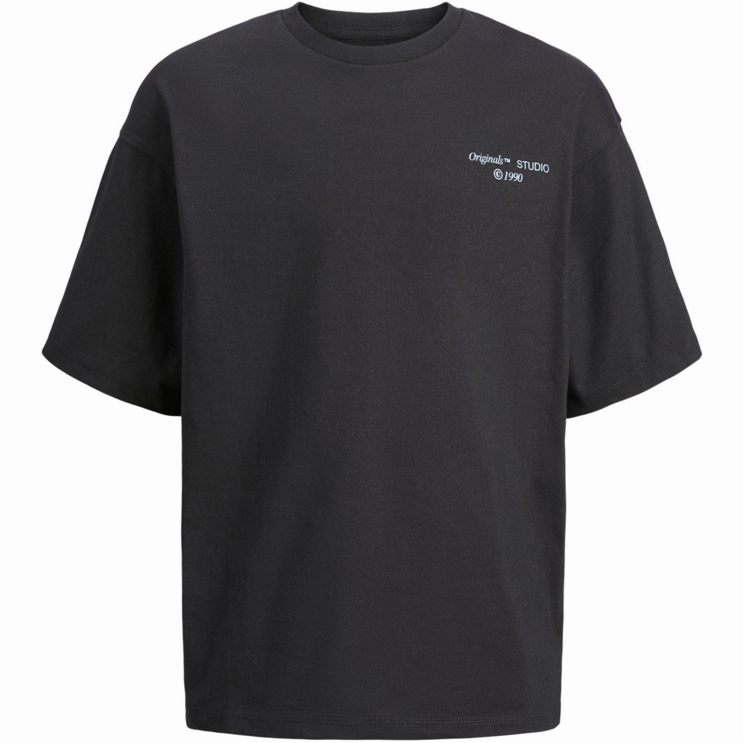 Style Jack & Jones Junior Black Ornoho Back Graphic T-Shirt Crew Chic