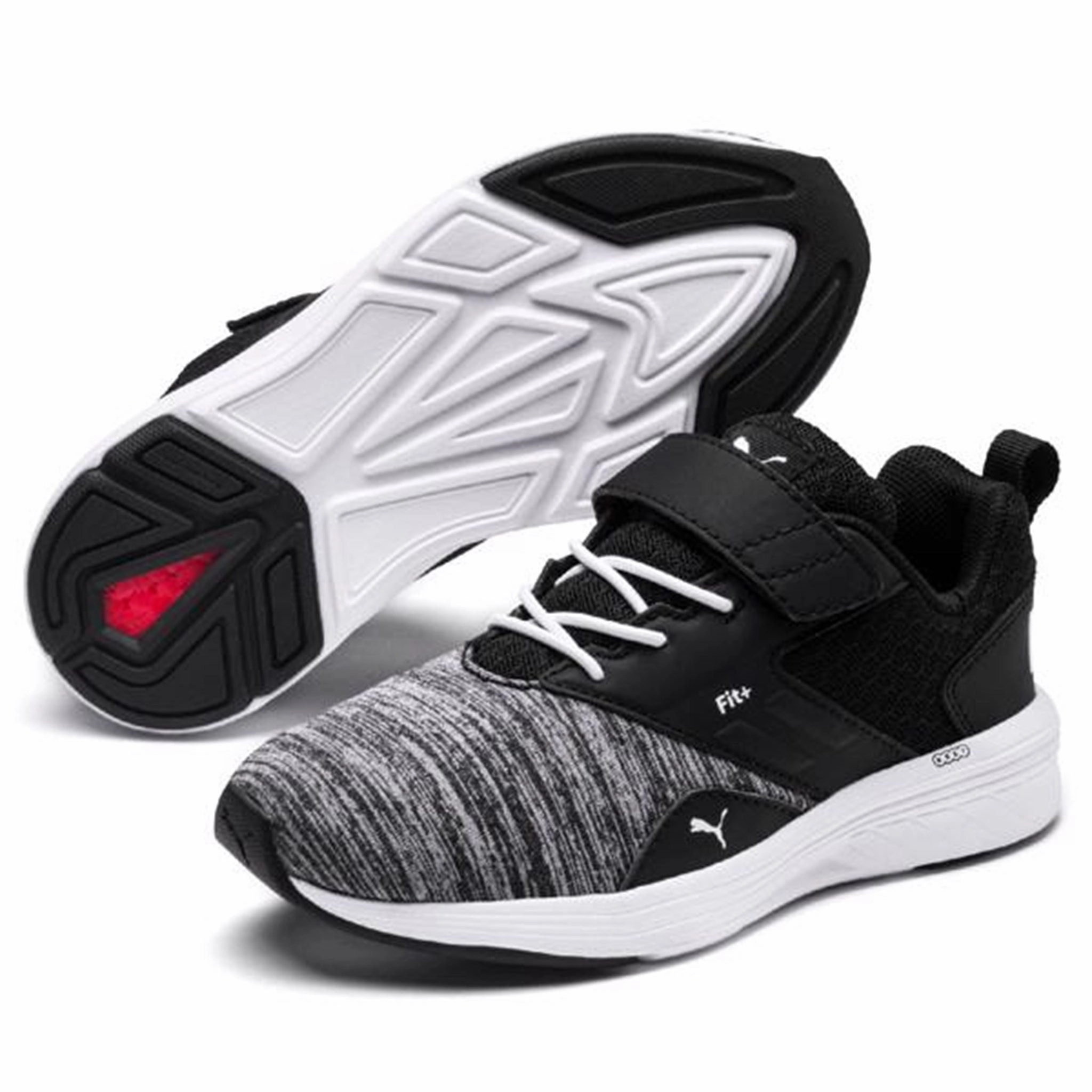 Puma Comet V Infant Sneakers White/Black Slippers