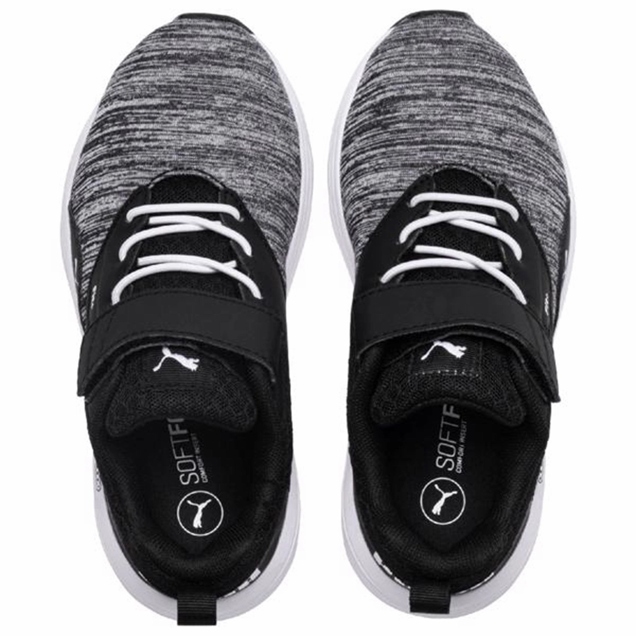 Puma Comet V Infant Sneakers White/Black Slippers