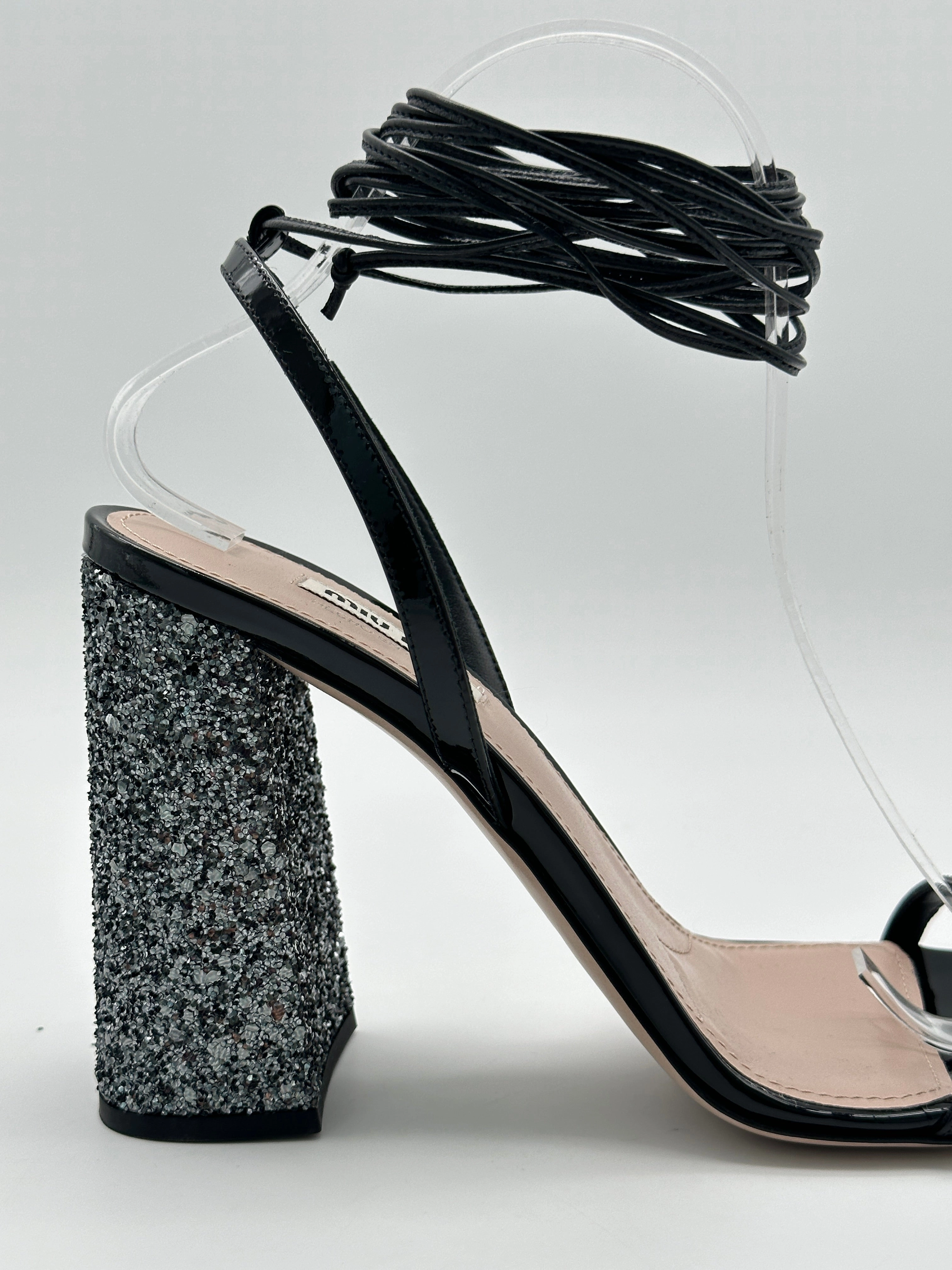 puma new arrivals shoes Sandali In Vernice Con Paillettes new collection shoes