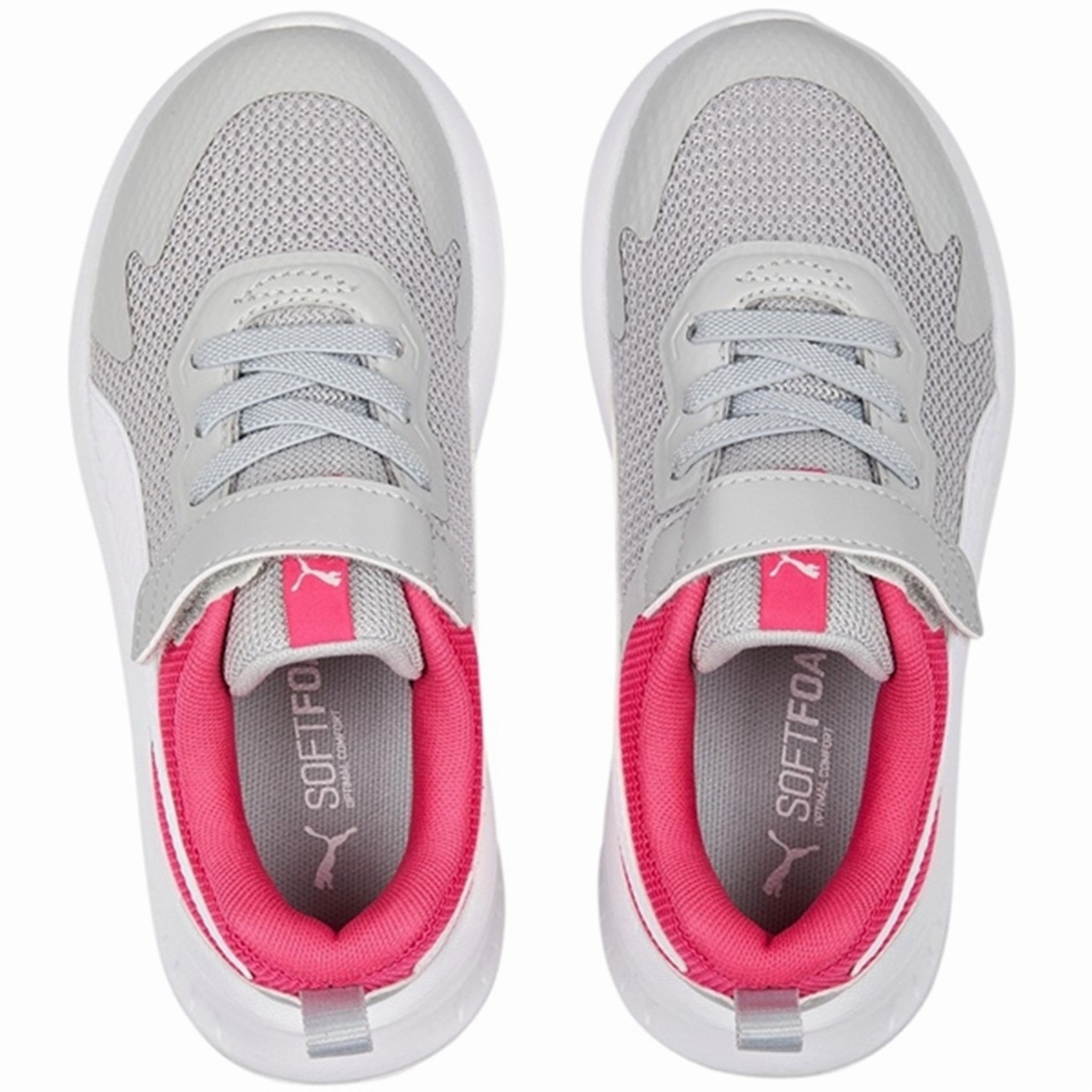 Puma Puma Evolve Run Mesh AC  PS Cool Light Gray-White-Glowing Pink Sneakers Trail shoes