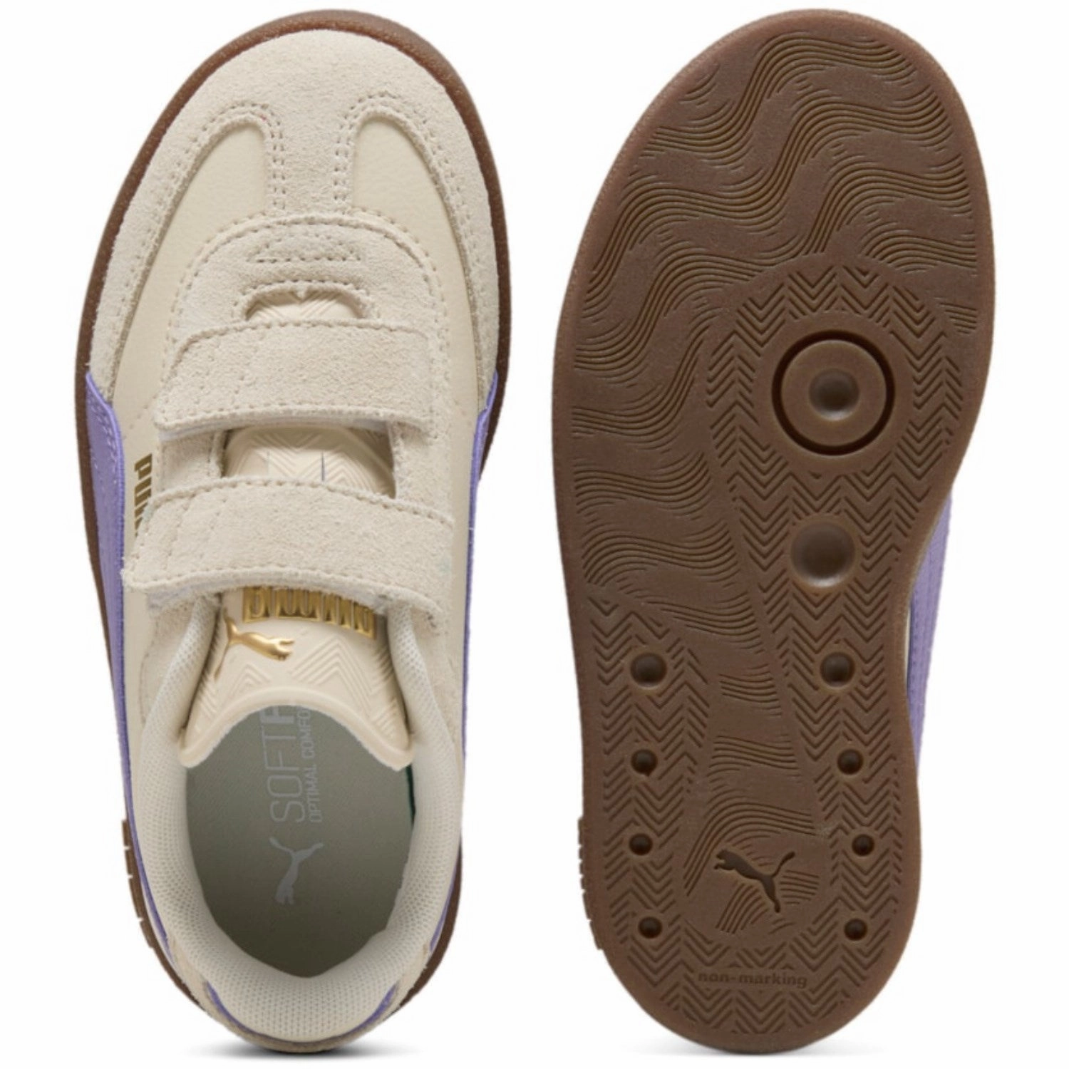 Puma Purple Club II Era V PS Sneakers Platform shoes