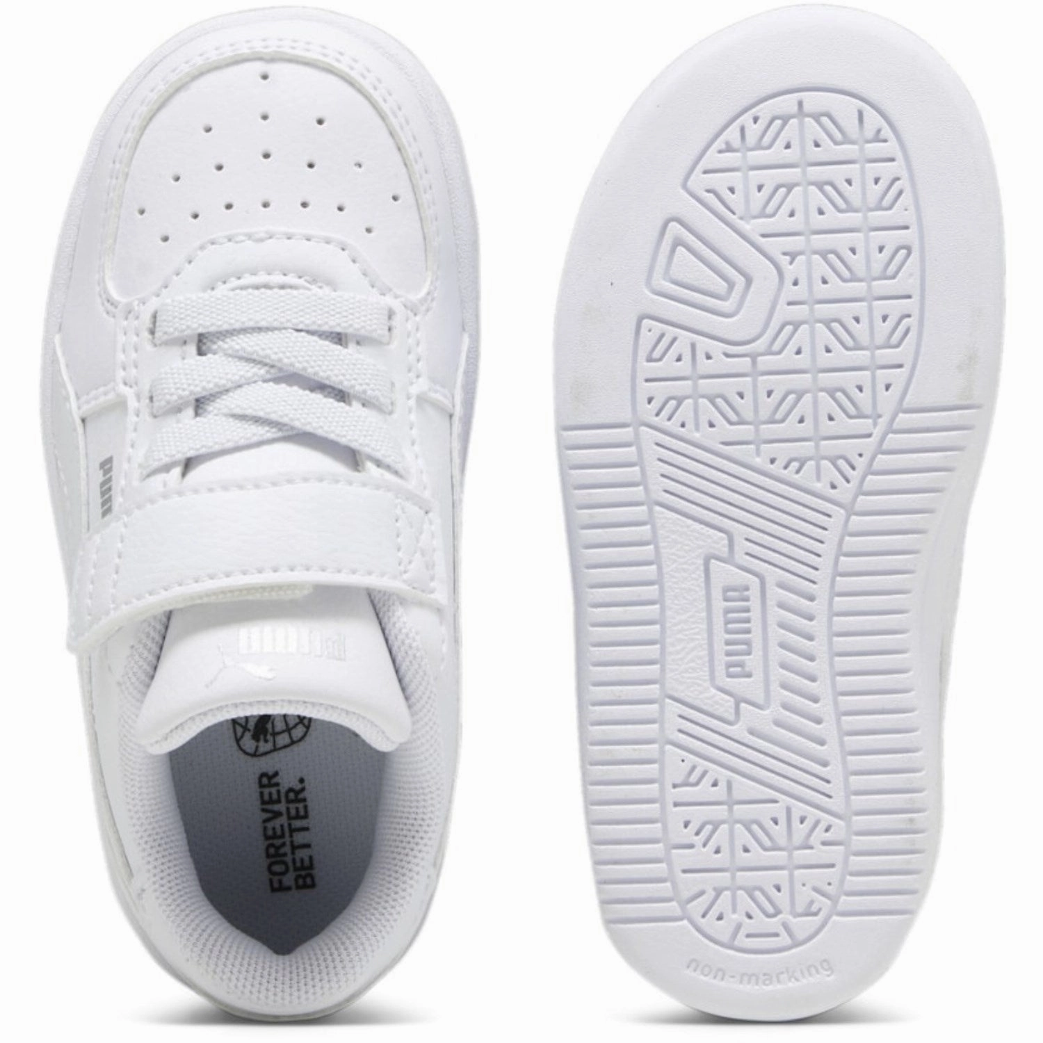 Puma White Caven 2.0 AC  Inf Sneakers Luxury shoes