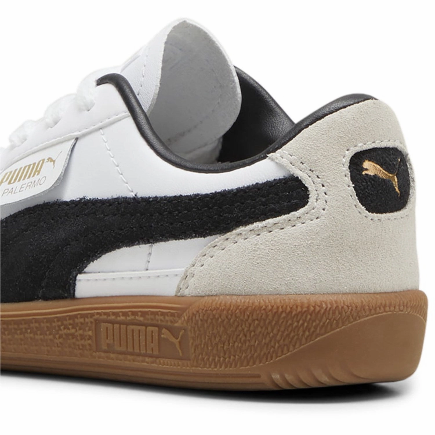 Puma White Palermo Lth PS Sneakers Slip-resistant