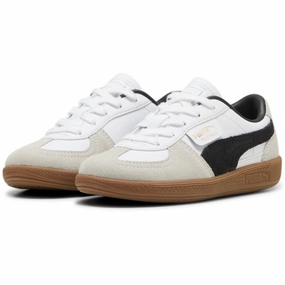 Puma White Palermo Lth PS Sneakers Slip-resistant Plain shoes