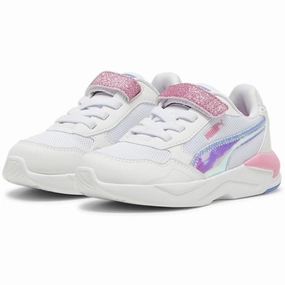 Puma X-Ray Speed Lite Deep Dive Ac  Ps Sneakers White Soccer cleats Suede shoes