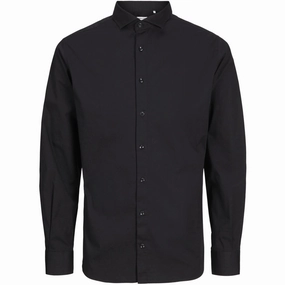 Quality Jack & Jones Junior Black Axel Stretch Shirt Noos Regal
