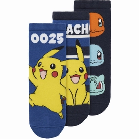 Quality Name It Navy Blazer Mik Pokemon 3-Pack Socks Quality