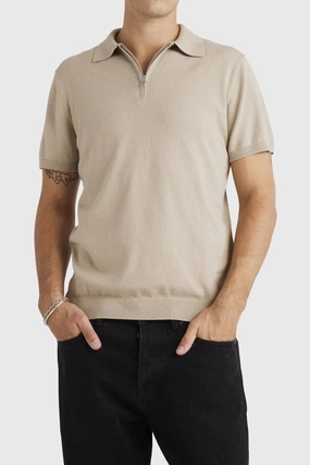 Quarter Zip Knit Light Khaki sale laptops sale car online