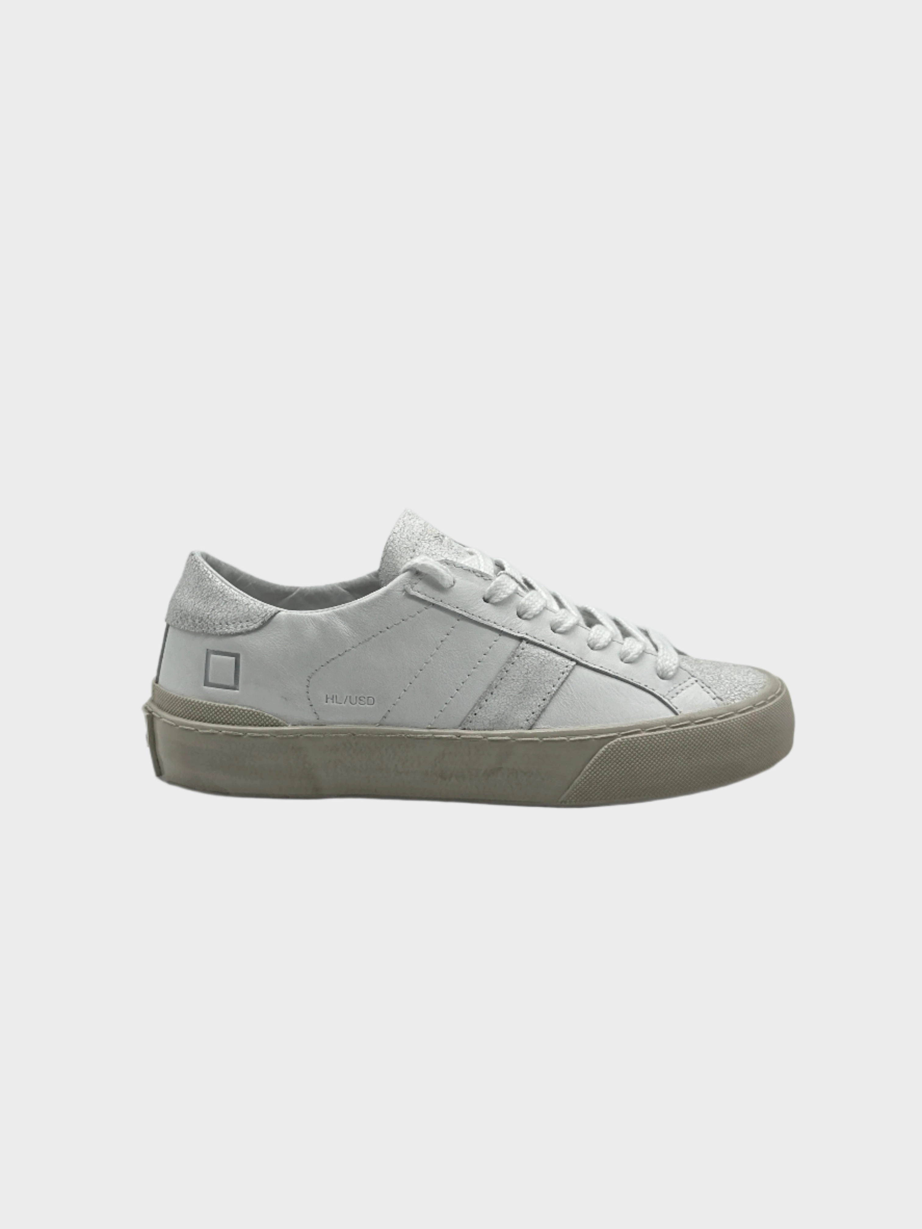 Sneakers Hill Low Used White In Pelle Bianca aurelia new arrivals new arrivals beyaz elbise new collection dress