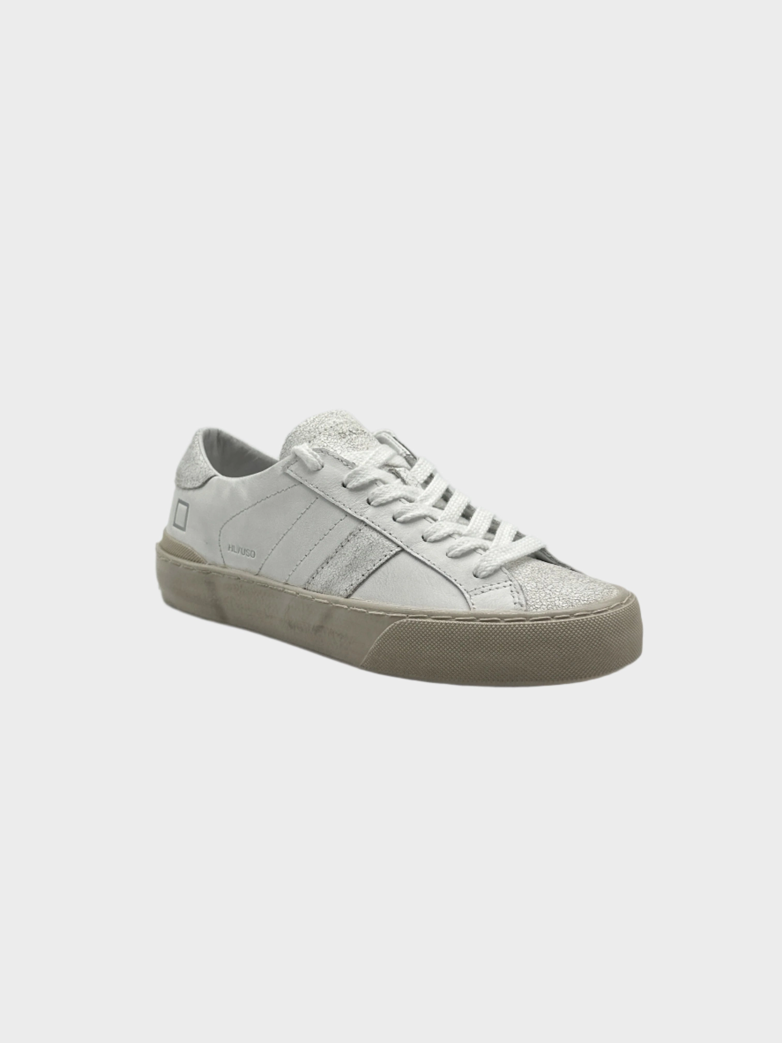 queenspark new arrivals ladies Sneakers Hill Low Used White In Pelle Bianca new collection shoes