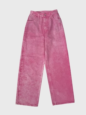 queenspark new arrivals new collection mangalsutra Pantaloni Donna In Denim Rosa A Gamba Dritta new balance arrivals