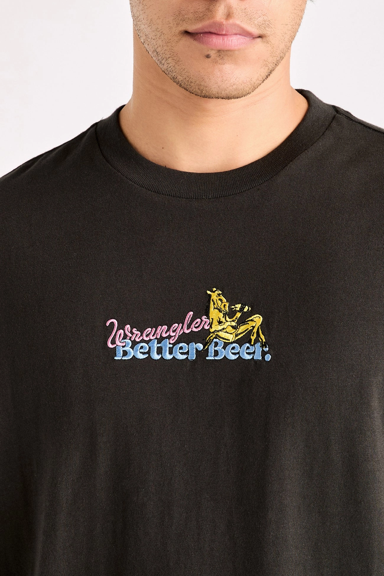 queenspark sale BB Thirsty Slacker Tee Worn Black