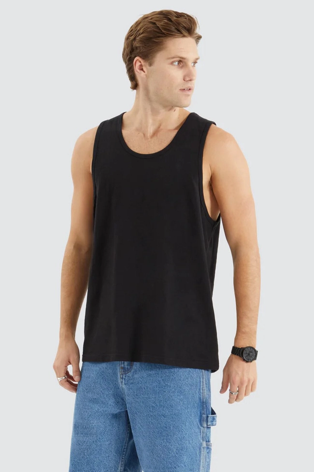 queenspark sale shoes Asheville Relaxed Singlet Jet Black