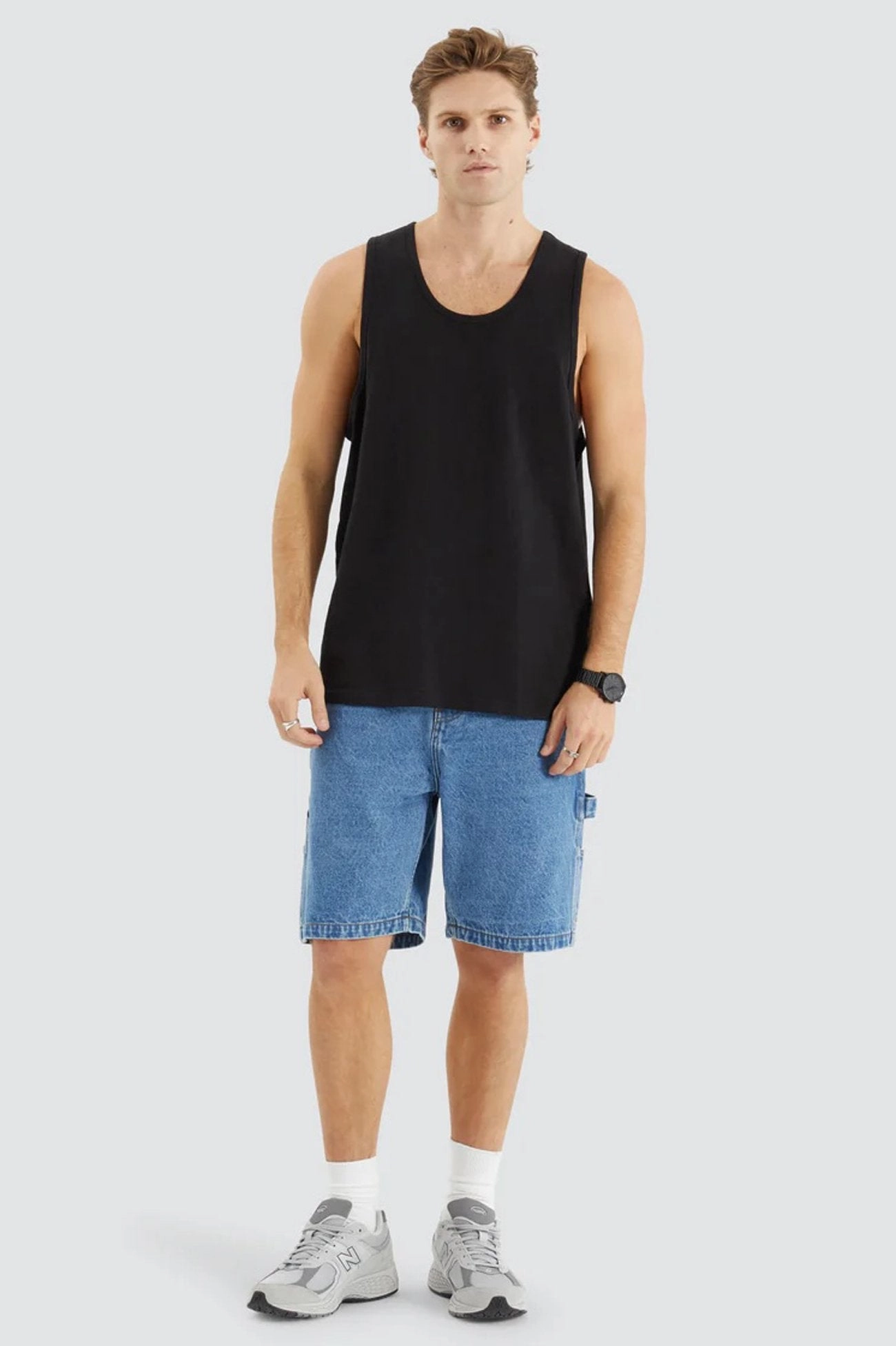 queenspark sale shoes Asheville Relaxed Singlet Jet Black