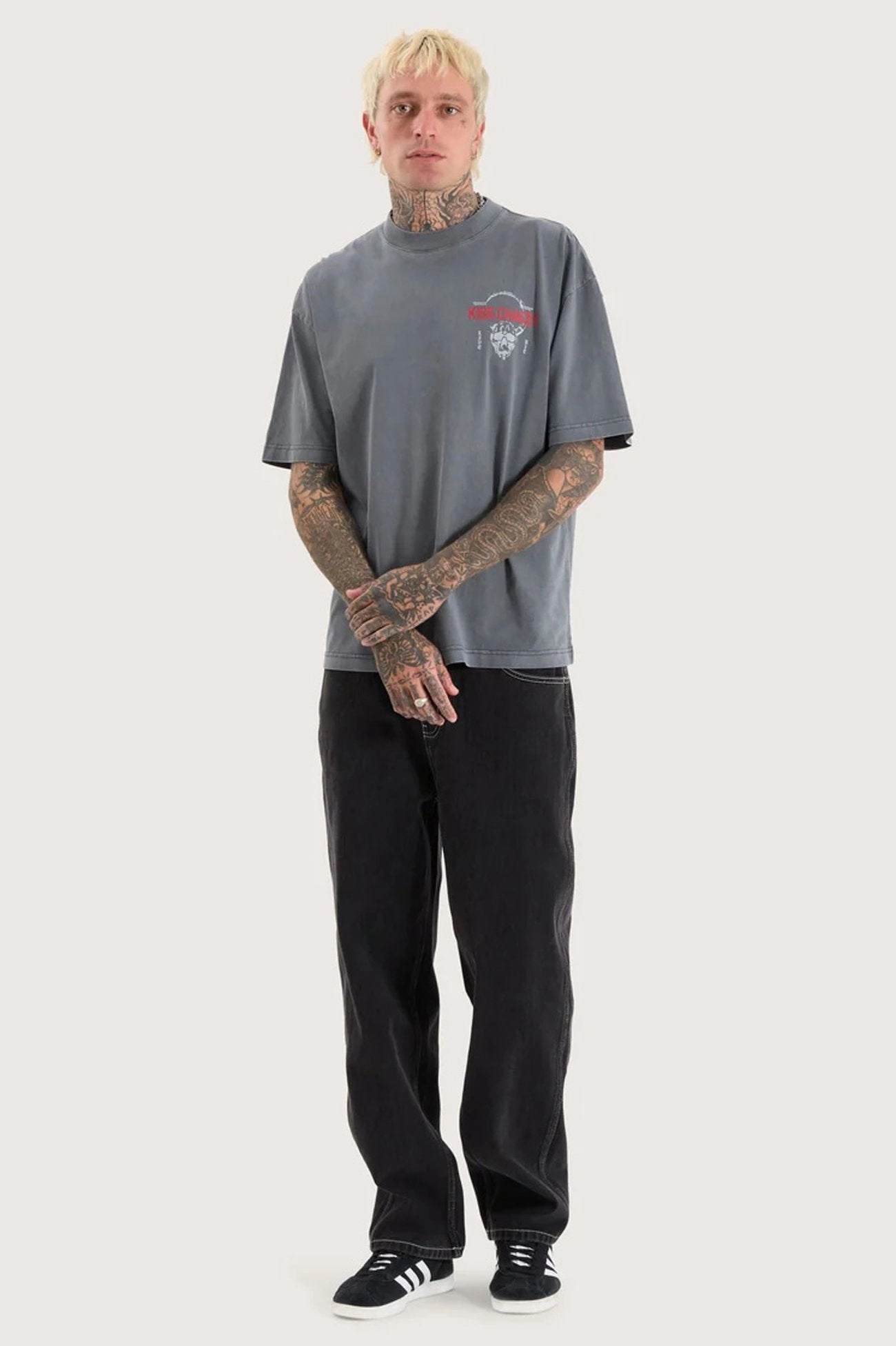 Rebel Street Tee Pigment Charcoal uniqlo sale