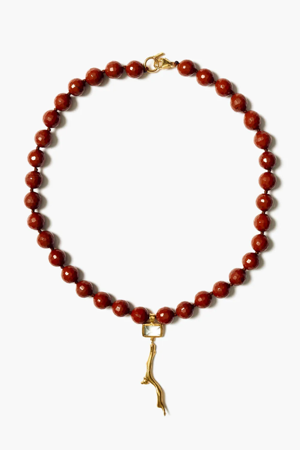Reef Necklace Red Jasper
