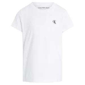 Refined Calvin Klein Slim Monogram T-Shirt 2-Pack Bright White / Sepia Rose Universal