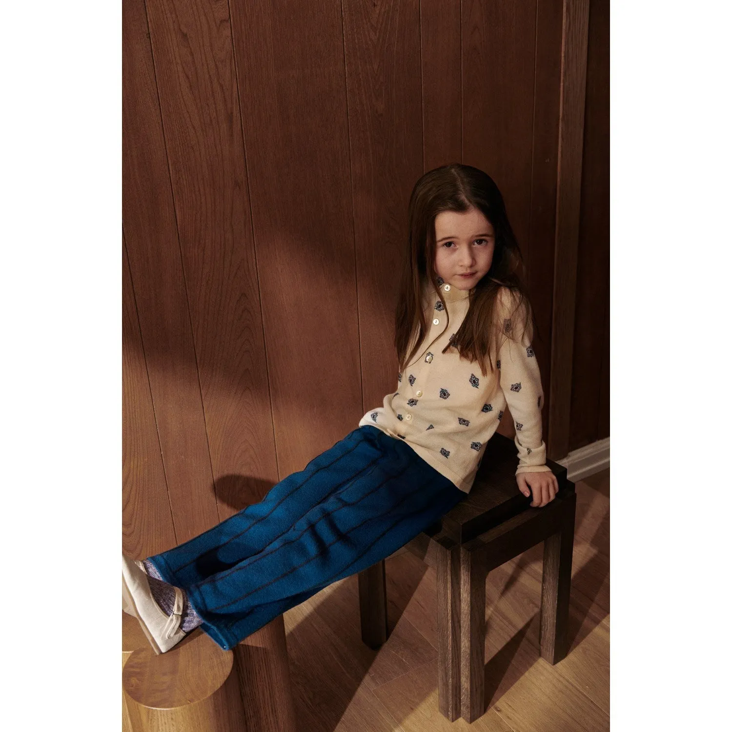 Refined FUB Pond Blue Felted Pants