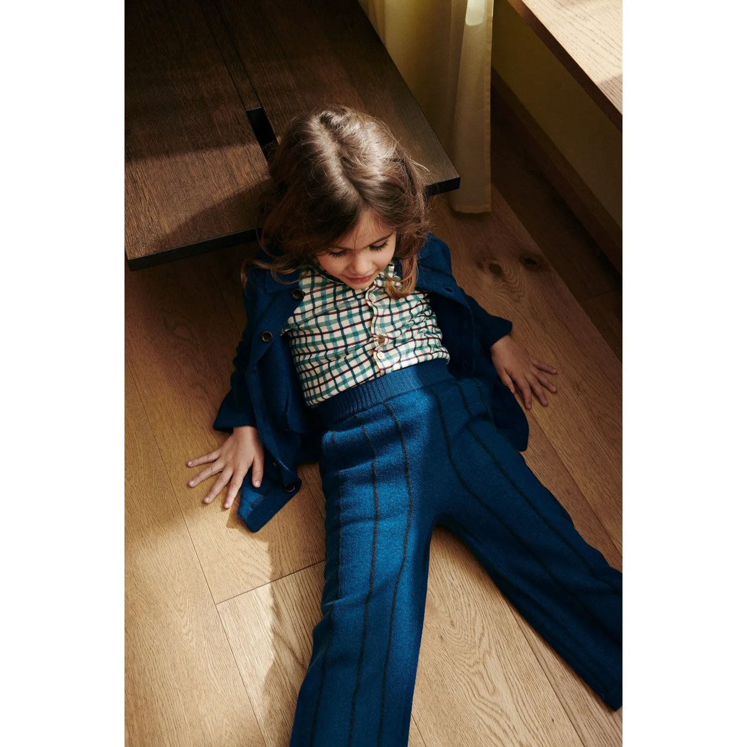 Refined FUB Pond Blue Felted Pants