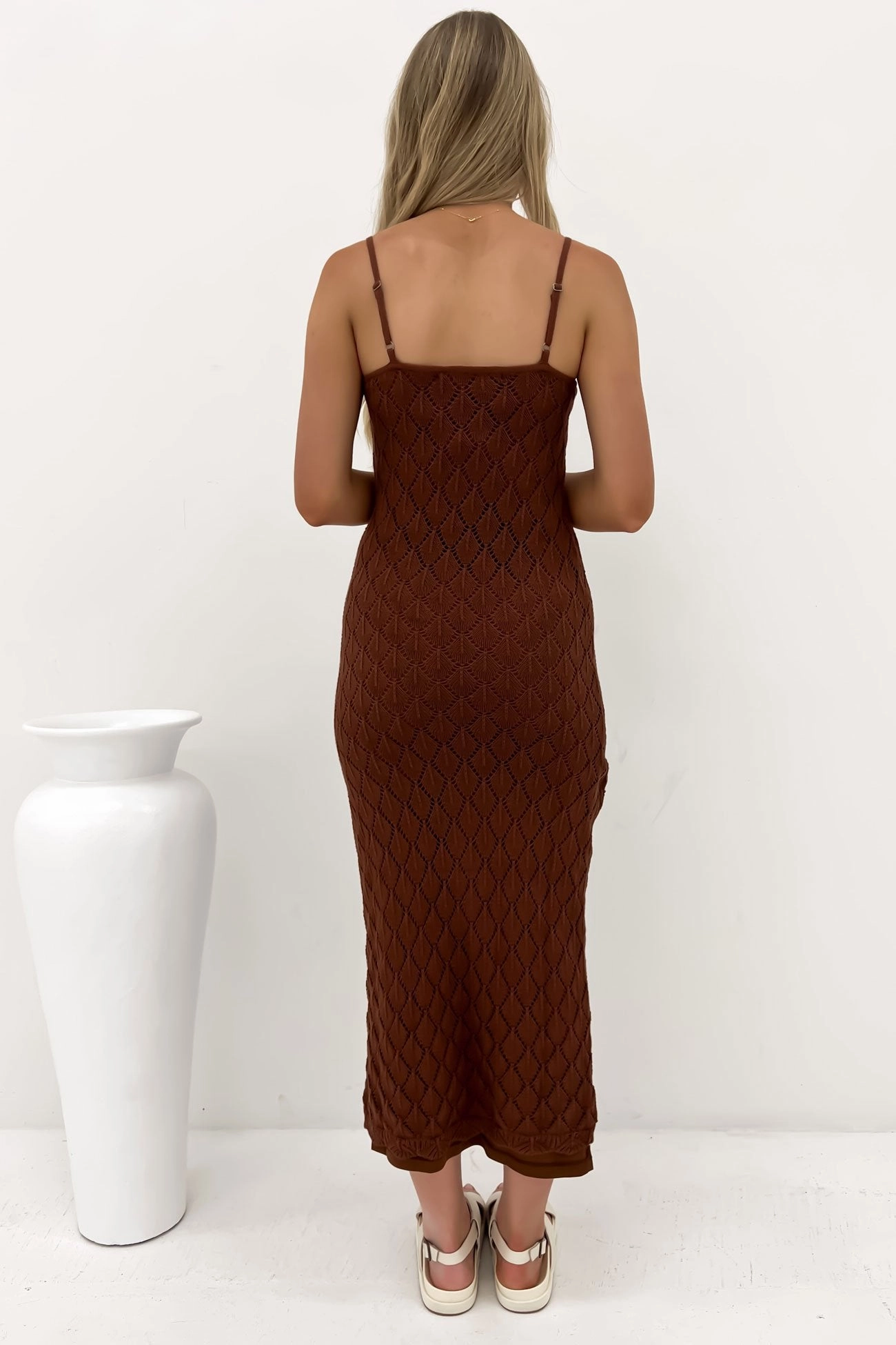 refinery sale Hunter Maxi Dress Brown