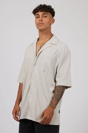 refinery sale Otta Short Sleeve Shirt Grey sale jewellery