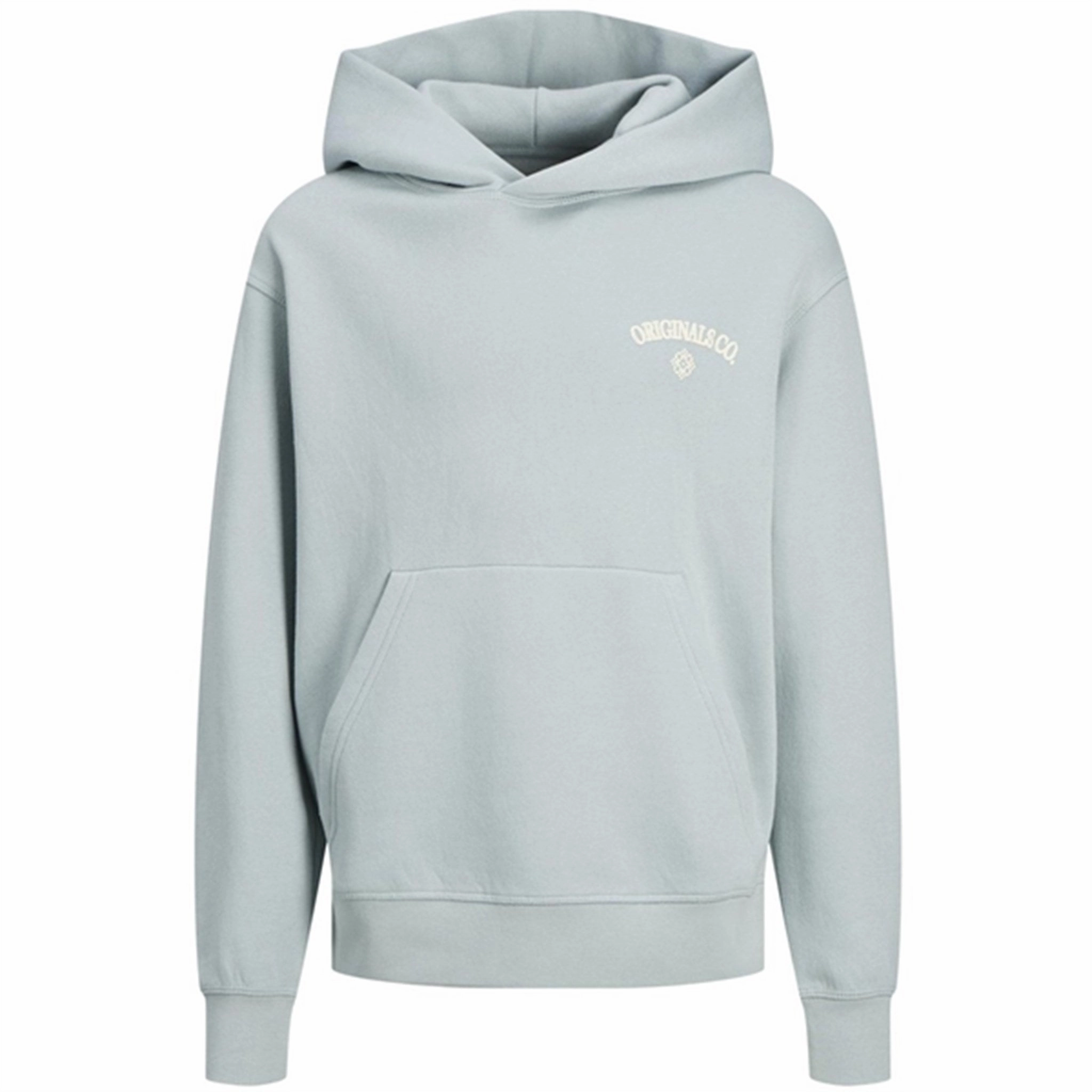 Design Jack & Jones Junior Gray Mist Jorsantorini Graphic Sweat Hoodie Perfection