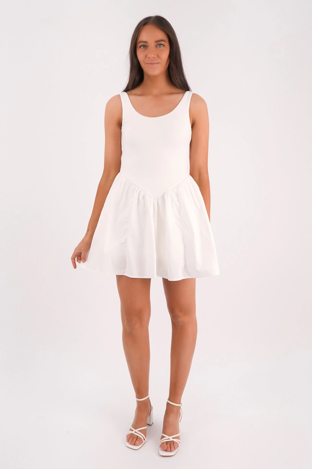 Regent Mini Dress White sales clothing