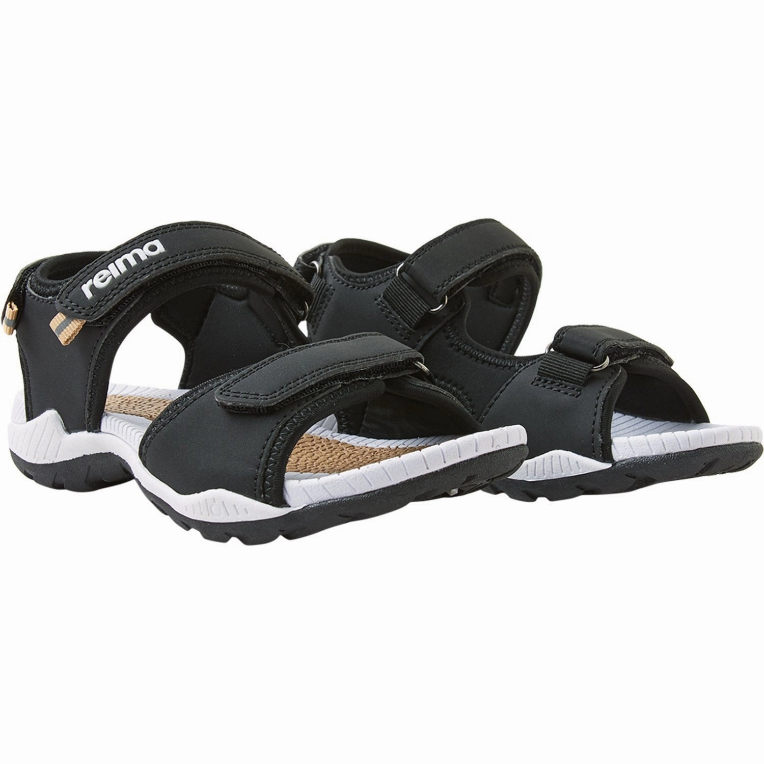 Reima Black Sandals Ratas Dance shoes Metallic shoes