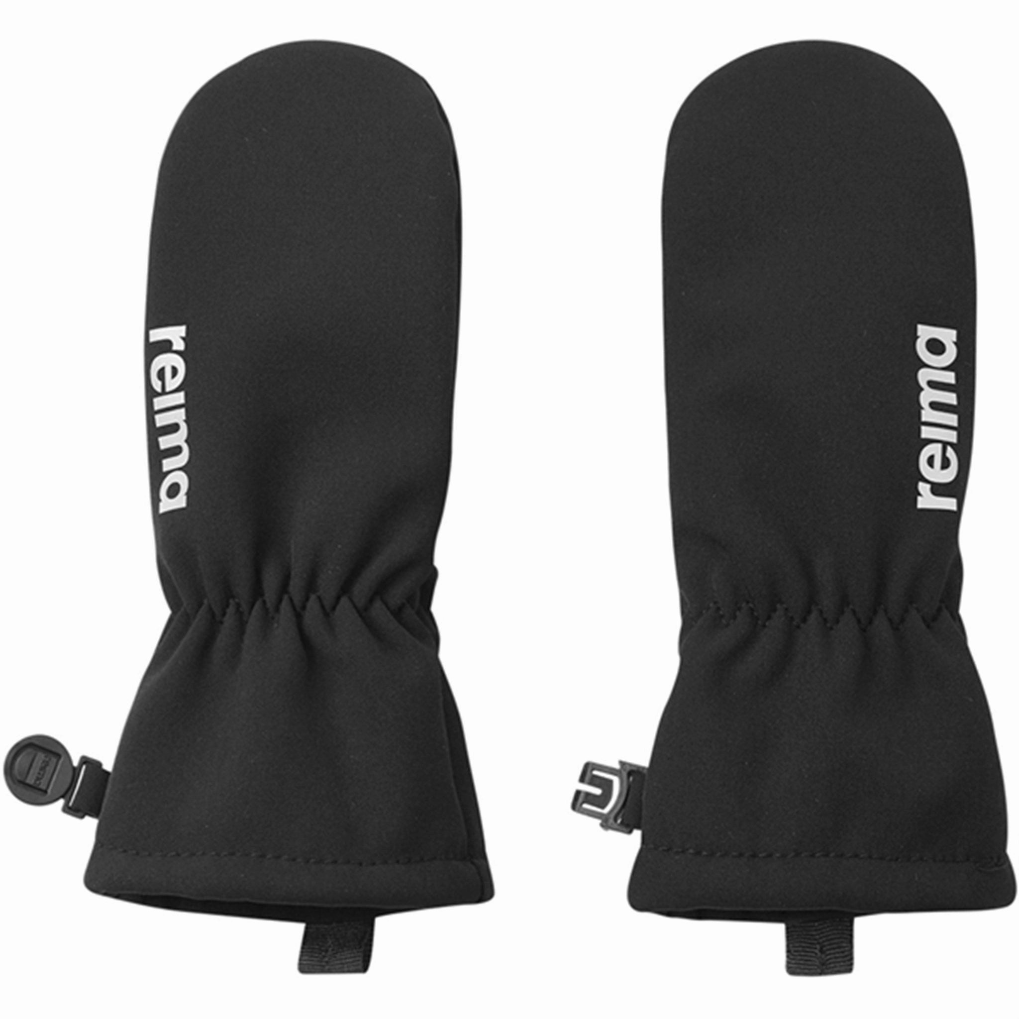 Reima Softshell Mittens Osaten Black Pocket Elegant