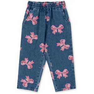 Relaxed Konges Sljd Bella Bow (For Denim) Magot Frill Pants Gots Chiffon