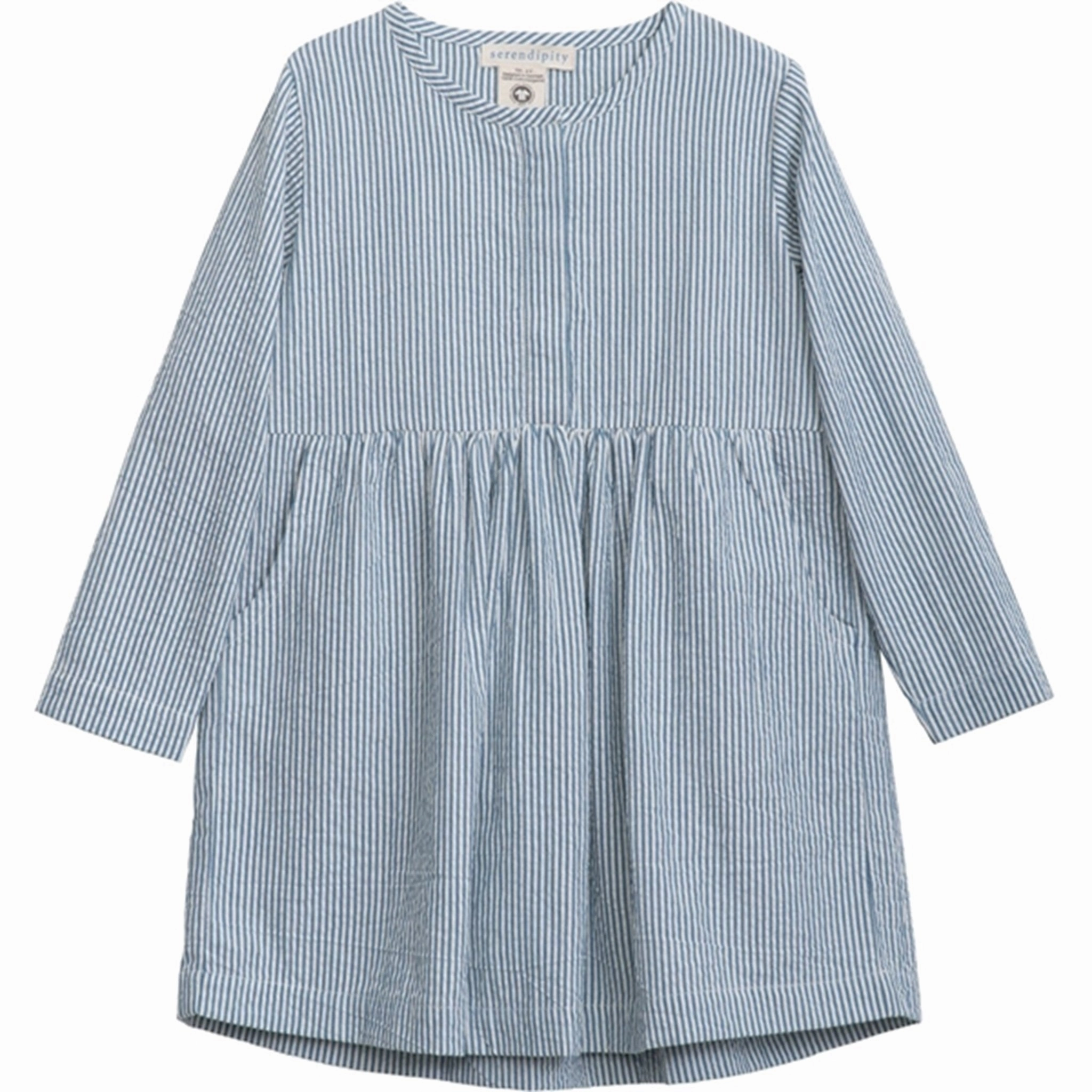 Serendipity Sapphirestripe Dress Fashion Opulent