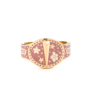 Resilience Ceramic Cigar Band : in Yellow Gold